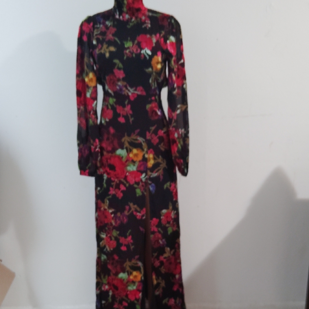 Floral Long Sleeve Dress
